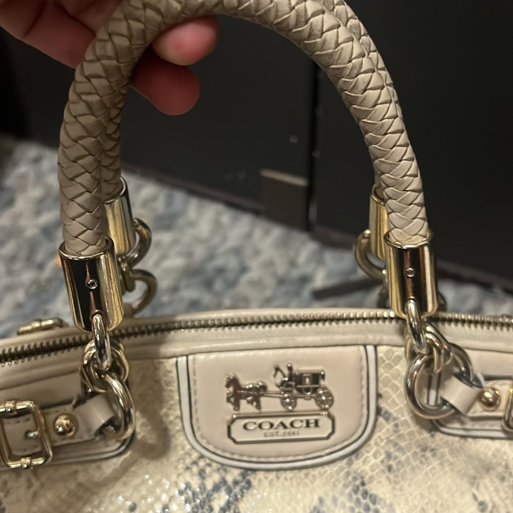 Rare! Final Sale! Coach Python Purse - image 5